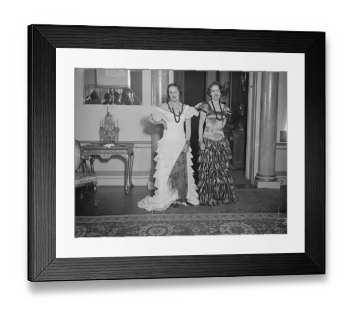 Framed Print : At rehearsals for the Spanish Night Ball, which is to be held at Grosvenor House Framed Print : At rehearsals for the Spanish Night Ball, which is to be held at Grosvenor House