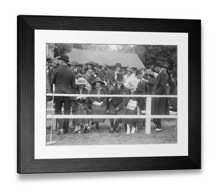 Framed Print : Watching the Polo at the Hurlingham Club, for the Inter Regimental Cup - Mrs Towers Framed Print : Watching the Polo at the Hurlingham Club, for the Inter Regimental Cup - Mrs Towers