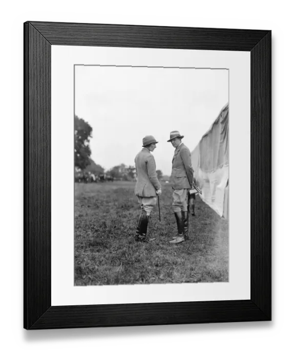 Framed Print : At the Rutland County Show at Oakham. Captain and Mrs Charles Pymm 30th July 1931 Framed Print : At the Rutland County Show at Oakham. Captain and Mrs Charles Pymm 30th July 1931