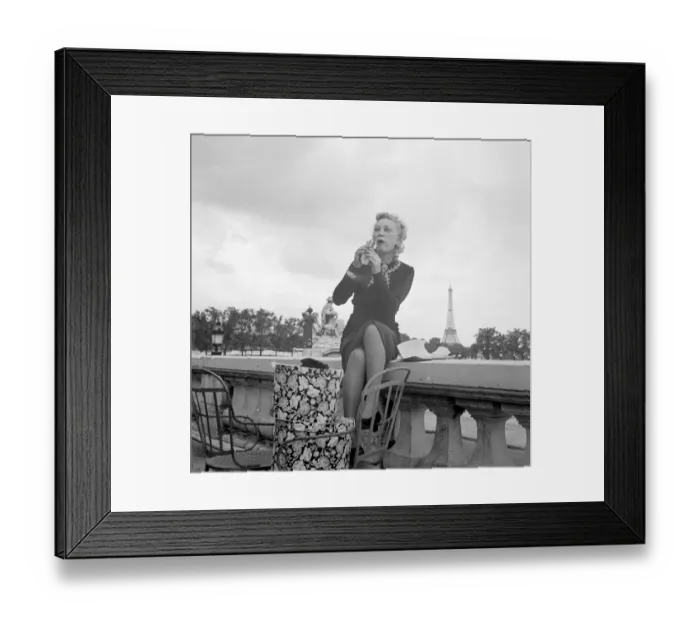 Framed Print : Day in the life of a Midinette. a Parisian seamstress, salesgirl in a clothes shop