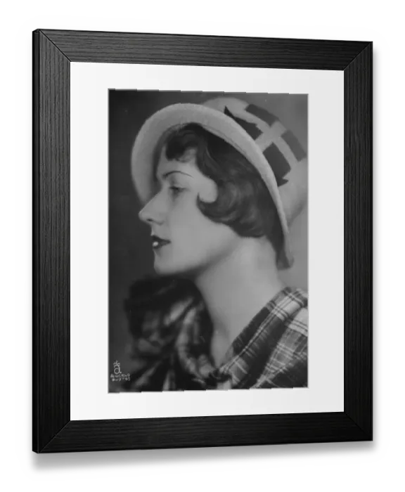 Framed Print : Mme Von Petrovich. Bonny Girl Bird. 17 March 1932 Framed Print : Mme Von Petrovich. Bonny Girl Bird. 17 March 1932