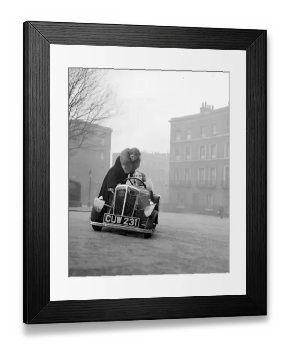 Framed Print : Car claimed to be the cheapest ever produced in Britian was demonstrated in London Framed Print : Car claimed to be the cheapest ever produced in Britian was demonstrated in London