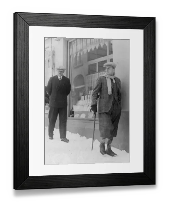 Framed Print : Young King of Egypt spends winter sports Holiday at St Moritz. The young King Farouk of Egypt Framed Print : Young King of Egypt spends winter sports Holiday at St Moritz. The young King Farouk of Egypt