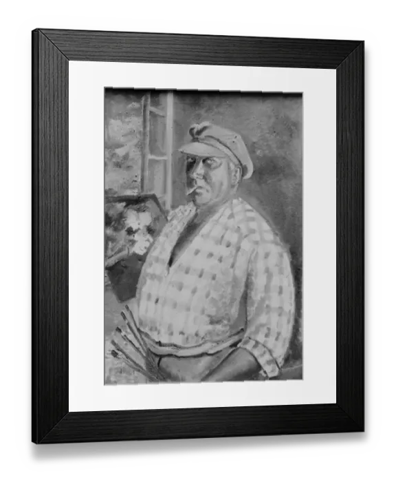 Framed Print : Not as others see him. Paul Poiret, the famous French dressmaker. A portrait