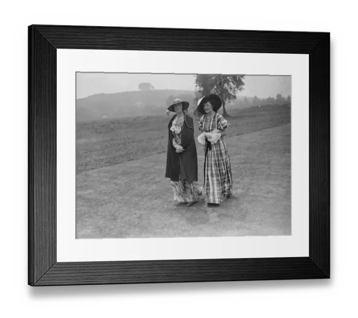 Framed Print : Eton versus Winchester cricket match Mrs and Miss Im Thurn 1936