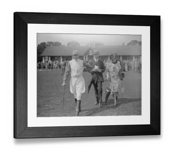 Framed Print : At the Roehampton Polo Pony Gymkhana - Captain BA Peto( left ) with Sir Basil Framed Print : At the Roehampton Polo Pony Gymkhana - Captain BA Peto( left ) with Sir Basil