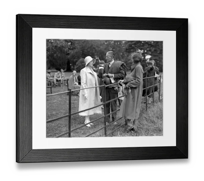 Framed Print : National Flying Services Parliamentary Garden Party at Hanworth. Lady Swaythling, Commander O Framed Print : National Flying Services Parliamentary Garden Party at Hanworth. Lady Swaythling, Commander O