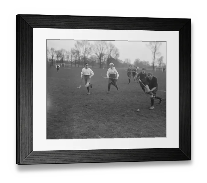 Framed Print : Royal Airforce mixed hockey at RAF Uxbridge 2 March 1919 Framed Print : Royal Airforce mixed hockey at RAF Uxbridge 2 March 1919