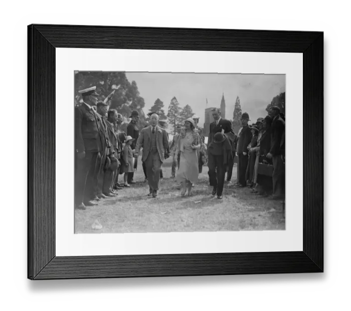 Framed Print : The Royal Counties Show at Salisbury The Duchess of York with Mr Es W Dale, secretary