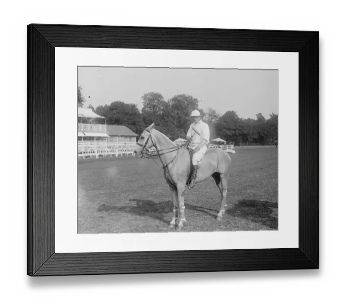 Framed Print : Polo at Hurlingham Club, London - Sir Charles Lowther Framed Print : Polo at Hurlingham Club, London - Sir Charles Lowther
