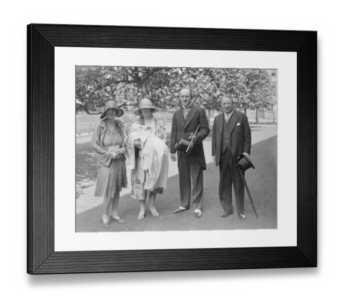 Framed Print : Christening of infant son of Capt and Mrs Cuthbert Reaveley at Holy Trinity church, Marylebone Framed Print : Christening of infant son of Capt and Mrs Cuthbert Reaveley at Holy Trinity church, Marylebone