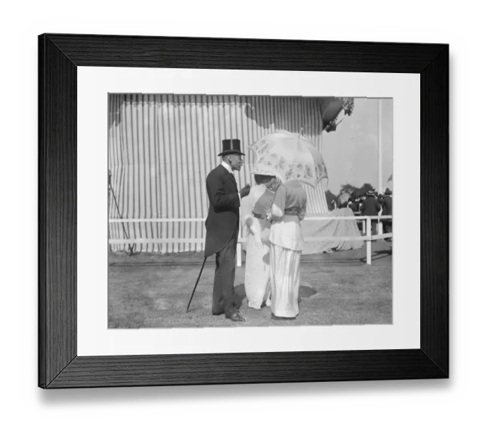 Framed Print : Polo at Hurlingham Club, London - The Kings double Framed Print : Polo at Hurlingham Club, London - The Kings double