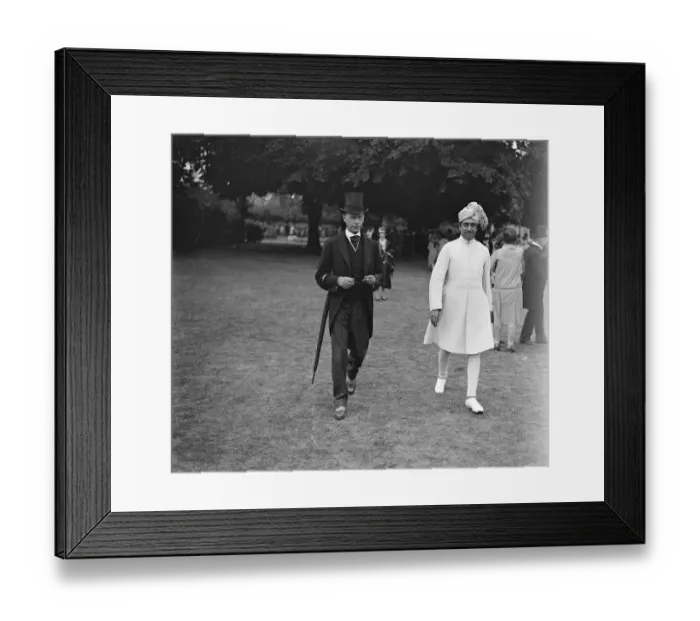 Framed Print : Indian Empire Garden party at Ranelagh Malik Sir Umar Hyat Khan 3 July 1929 Framed Print : Indian Empire Garden party at Ranelagh Malik Sir Umar Hyat Khan 3 July 1929