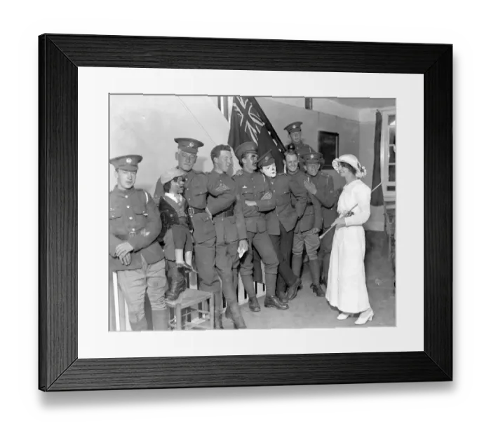 Framed Print : Patriotic Club for Soldier at St Albans. 1914 - 1918 Framed Print : Patriotic Club for Soldier at St Albans. 1914 - 1918