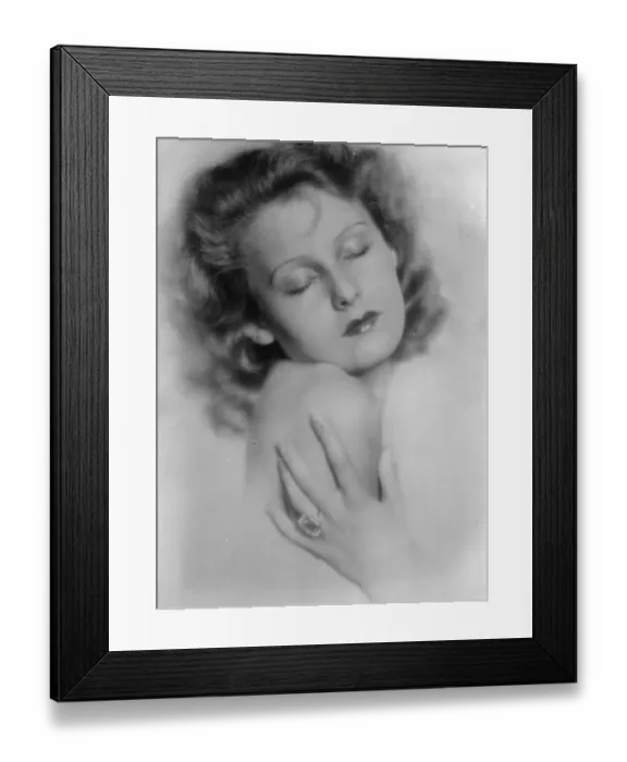 Framed Print : Gold medal portrait. Miss Lilian Harvey. This very beautiful photograph of a famous