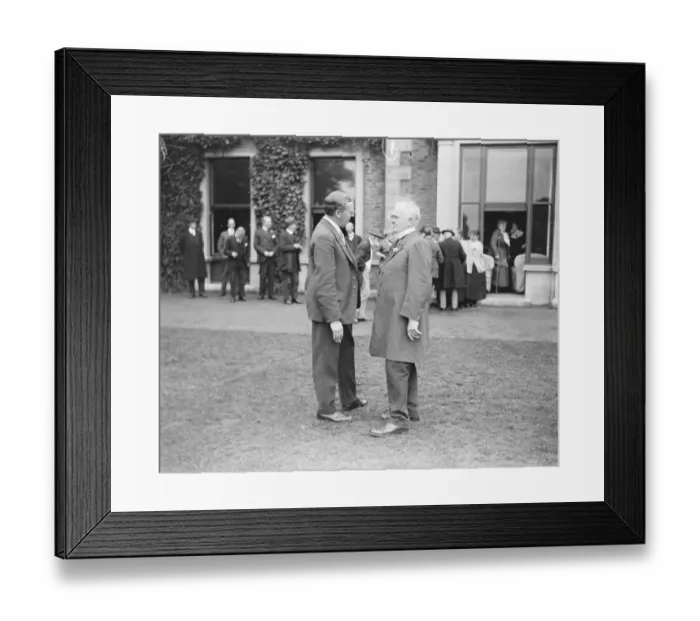Framed Print : At the variety artist benevolent institution at Twickenham Mr R H Gillespie Talking Framed Print : At the variety artist benevolent institution at Twickenham Mr R H Gillespie Talking