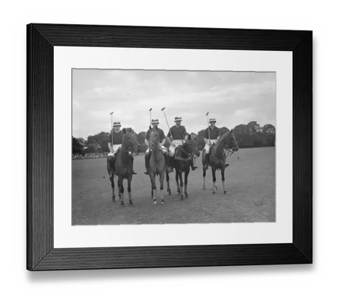 Framed Print : Hurlingham- Texas Rangers versus Jaguars in Champion Cup Final Texas Rangers ( Winners )
