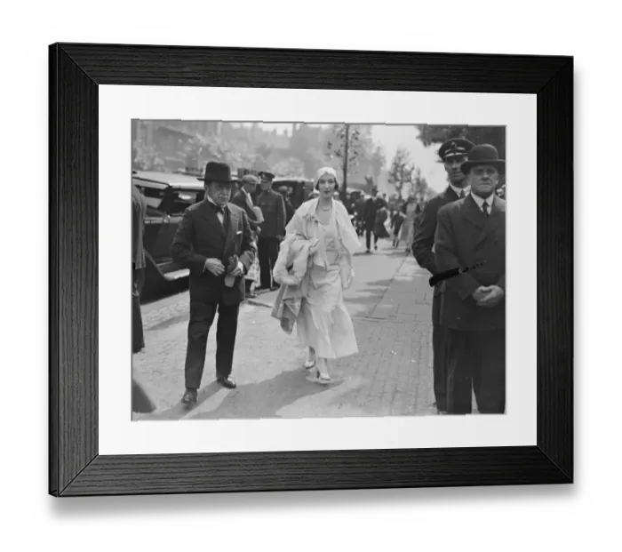 Framed Print : Eton versus Harrow at Lords. Sir John and Lady Lavery. 10 July 1931 Framed Print : Eton versus Harrow at Lords. Sir John and Lady Lavery. 10 July 1931