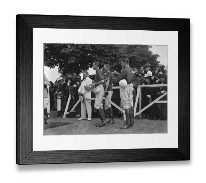 Framed Print : Polo at the Ranelagh Club, West London. The Anglo - French Polo match for Framed Print : Polo at the Ranelagh Club, West London. The Anglo - French Polo match for