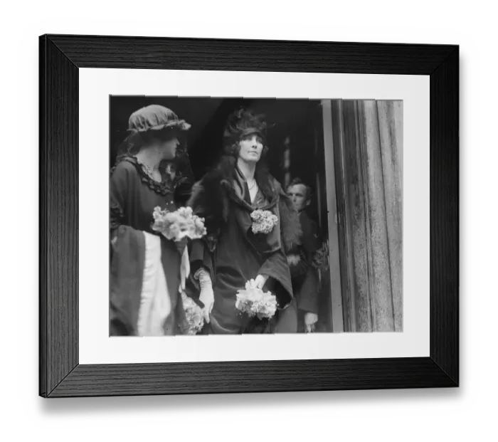 Framed Print : The christening of the daughter of Prince and Princess Bibesco, Duchess of Portland Framed Print : The christening of the daughter of Prince and Princess Bibesco, Duchess of Portland