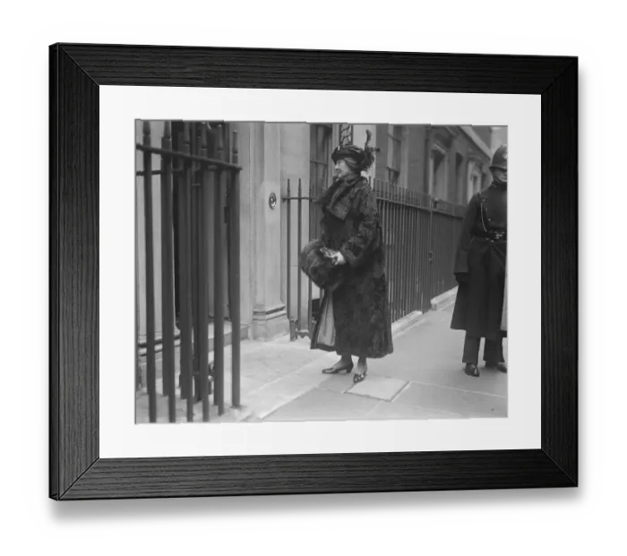 Framed Print : Mrs Austen Chamberlains reception. Mrs Austen Chamberlain held a reception at 11 Framed Print : Mrs Austen Chamberlains reception. Mrs Austen Chamberlain held a reception at 11