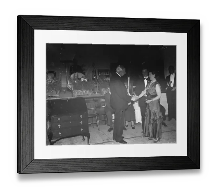 Framed Print : Colonel Edmonton at dance. 1935 Framed Print : Colonel Edmonton at dance. 1935