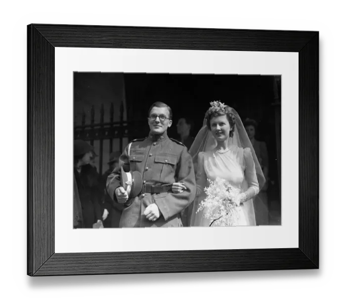 Framed Print : The wedding of Mr Harradine Mason and Miss Mary Rigg at St Marks Church, North Audley Street Framed Print : The wedding of Mr Harradine Mason and Miss Mary Rigg at St Marks Church, North Audley Street