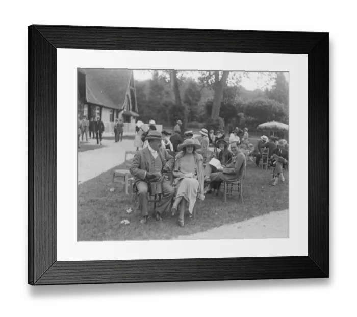 Framed Print : The Deauville Season. Mr Bob Sievier with Madame Rosetti. 13 August 1921 Framed Print : The Deauville Season. Mr Bob Sievier with Madame Rosetti. 13 August 1921