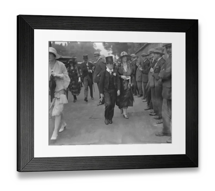 Framed Print : Eton versus Harrow cricket at Lords Cricket Ground Lady Baring and her son 9 Framed Print : Eton versus Harrow cricket at Lords Cricket Ground Lady Baring and her son 9