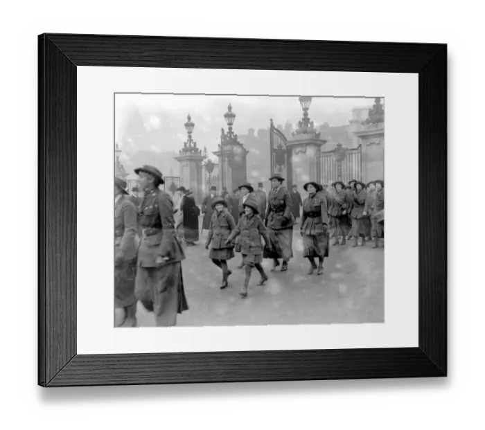 Framed Print : Route March of the Women Volunteer Reserve. 1914 - 1918 Framed Print : Route March of the Women Volunteer Reserve. 1914 - 1918