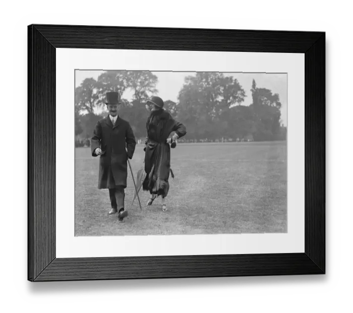 Framed Print : Polo at the Ranelagh Club, West London. The Anglo - French Polo match for Framed Print : Polo at the Ranelagh Club, West London. The Anglo - French Polo match for
