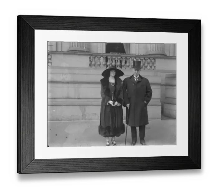 Framed Print : Lord and Lady Curzon. 1922 Framed Print : Lord and Lady Curzon. 1922