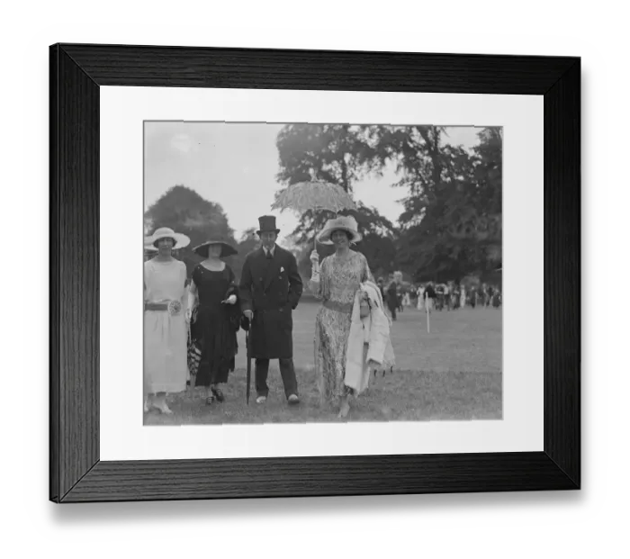 Framed Print : Polo at the Ranelagh Club, West London. The Anglo - French Polo match for