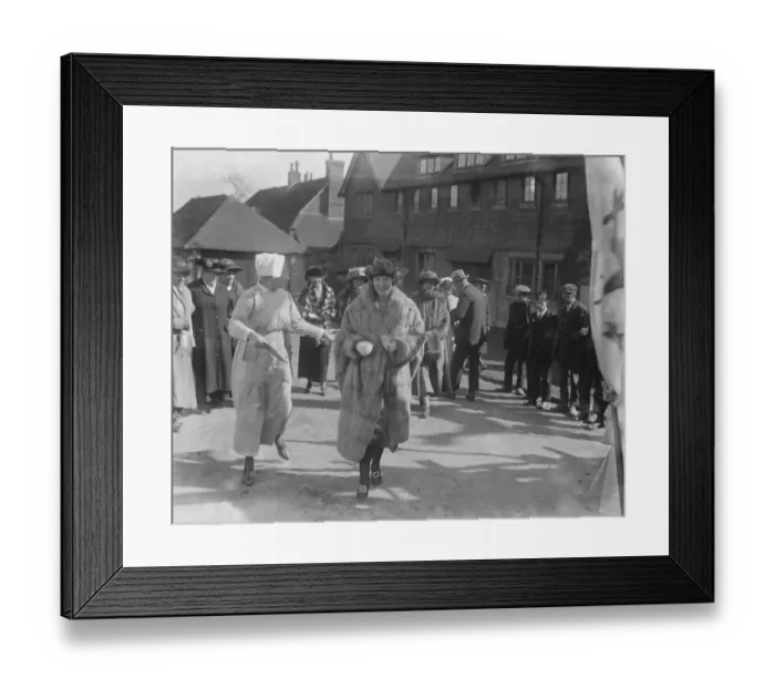 Framed Print : Mrs Holman, daughter of Sir Jesse and Lady Boot at the Chailey Heritage School to Framed Print : Mrs Holman, daughter of Sir Jesse and Lady Boot at the Chailey Heritage School to