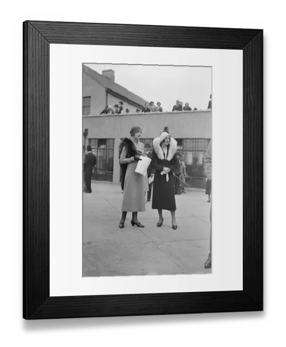 Framed Print : Household Brigade Flying Meeting at Heston Miss Noel Orr and Miss Bice Wilson 1932 Framed Print : Household Brigade Flying Meeting at Heston Miss Noel Orr and Miss Bice Wilson 1932