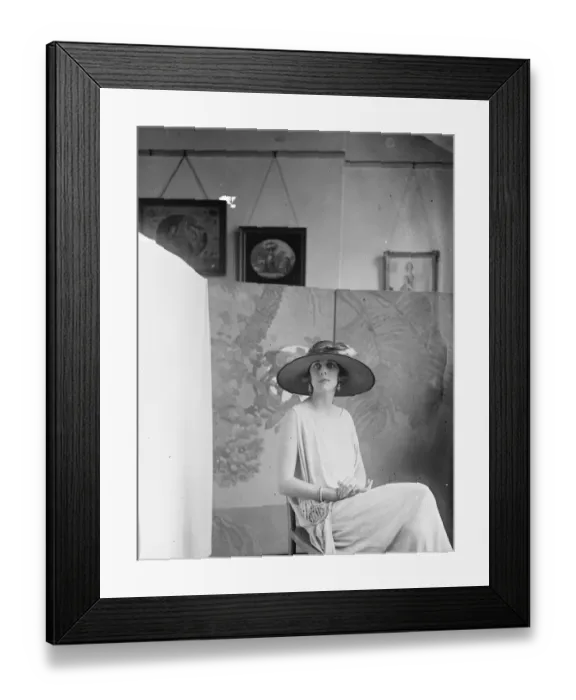 Framed Print : Society beautys new hobby. Miss Paula Gellibrand. Marquise de Casa Maury. 11 Framed Print : Society beautys new hobby. Miss Paula Gellibrand. Marquise de Casa Maury. 11