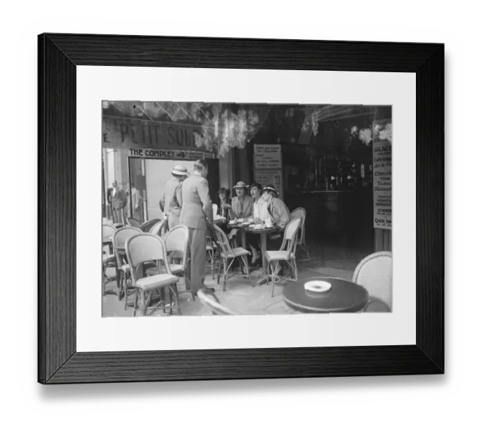 Framed Print : Paris loses its midinettes. Fashion workers join strike. Paris, fashion center of the world Framed Print : Paris loses its midinettes. Fashion workers join strike. Paris, fashion center of the world