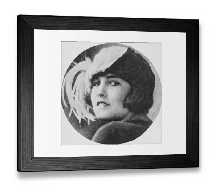 Framed Print : Income Tax on Beauty Miss Maydell Griffen who won premier honours at a recent fashion