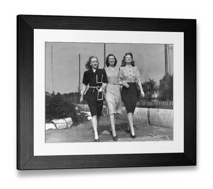 Framed Print : The fashion show displaying utility models designs for spring was held at a West