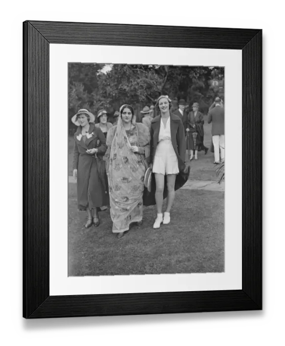 Framed Print : Lady Crossfields tennis club party at Highgate Miss Bapsy Pavry, M A and Mrs Framed Print : Lady Crossfields tennis club party at Highgate Miss Bapsy Pavry, M A and Mrs