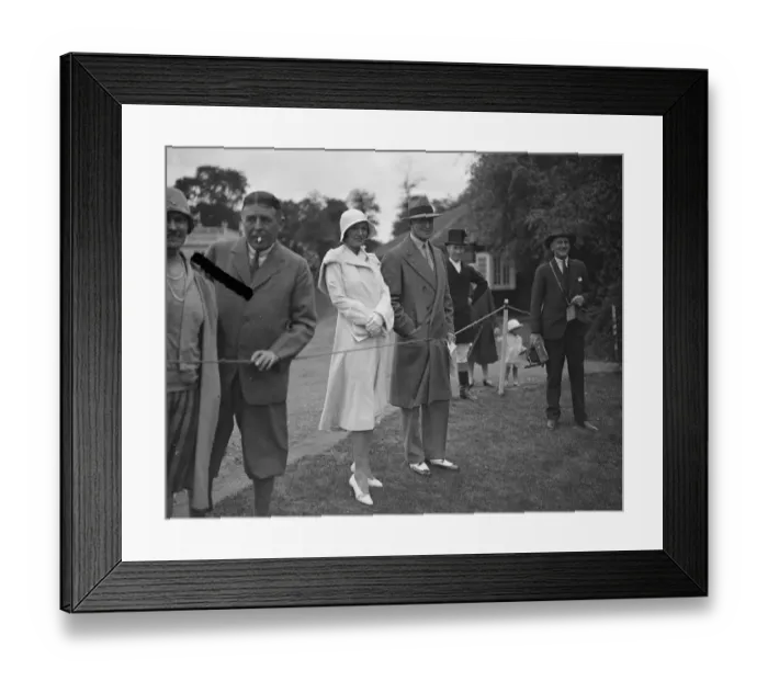 Framed Print : County Polo at Ranelagh Mrs McLoughlin ( Irene Castle ) and Major Fruity Metcalf Framed Print : County Polo at Ranelagh Mrs McLoughlin ( Irene Castle ) and Major Fruity Metcalf
