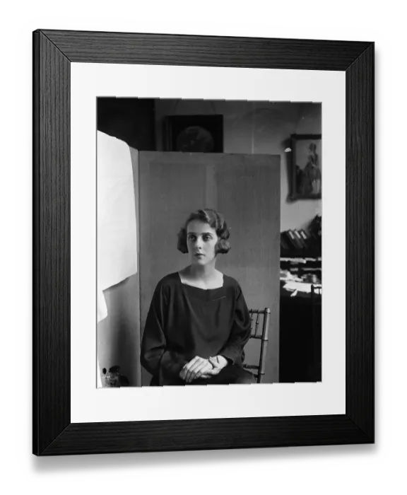Framed Print : Society beautys new hobby. Miss Paula Gellibrand, now Marquise de Casa Maury