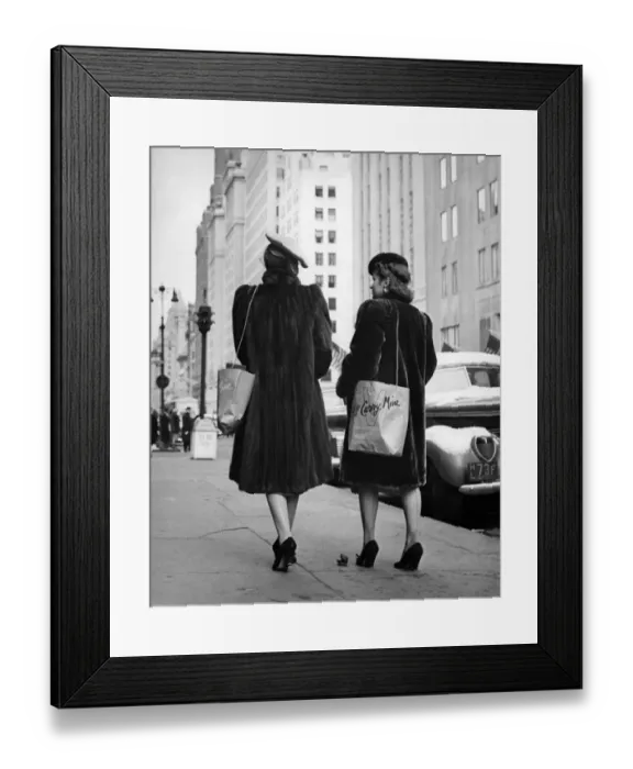 Framed Print : Bonwit Teller is introducing the Victory Shoulder Sack as a fashion must for