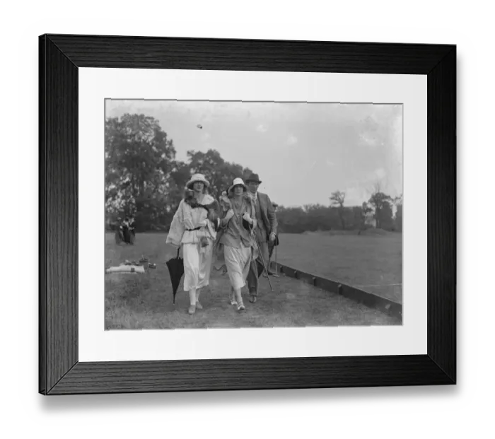 Framed Print : Polo at the Ranelagh Club, West London. The Anglo - French Polo match for