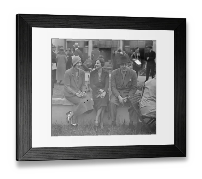 Framed Print : Household Brigade Flying Meeting at Heston Earl and Countess of Northesk and Miss Mcbain Framed Print : Household Brigade Flying Meeting at Heston Earl and Countess of Northesk and Miss Mcbain