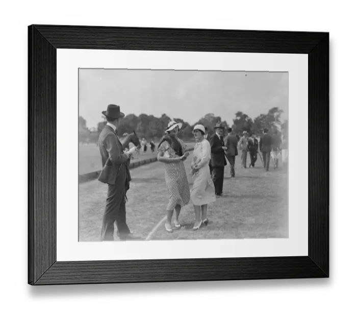 Framed Print : Ranelagh farm polo club. Final of the Subalterns Gold Challenge Cup Miss R Schweder Framed Print : Ranelagh farm polo club. Final of the Subalterns Gold Challenge Cup Miss R Schweder