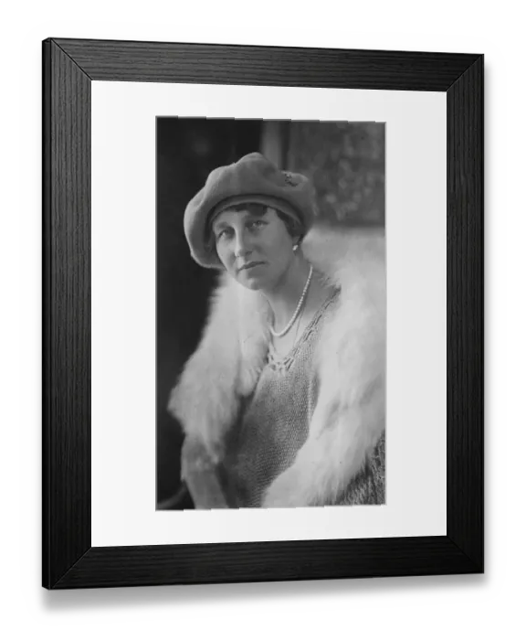 Framed Print : Portrait of Ex Kaisers only daughter, the Duchess of Brunswick ( Formely Princess