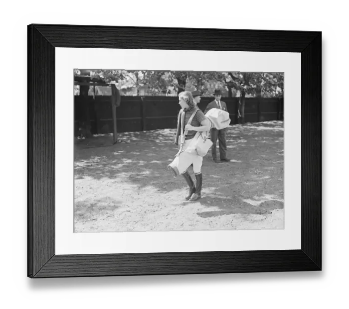 Framed Print : Hurlingham Ladies Polo. Misss M Rolt ( Grimsthorpe ) 1938 Framed Print : Hurlingham Ladies Polo. Misss M Rolt ( Grimsthorpe ) 1938
