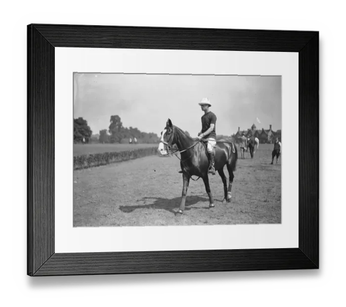 Framed Print : At Ranelagh. The Duke of York. 13 July 1927