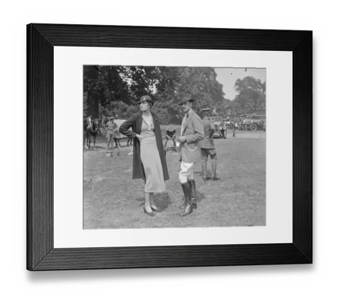 Framed Print : Ranelagh farm polo club. Mr J E Armstrong ( 4th Hussars ) and Miss H Eaton 24 Framed Print : Ranelagh farm polo club. Mr J E Armstrong ( 4th Hussars ) and Miss H Eaton 24
